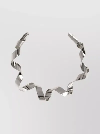 Dries Van Noten Polished Spiral Twist Necklace