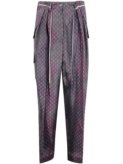 Dries Van Noten "polk" Pants In Metallic