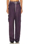 Dries Van Noten Polk Pants In Purple