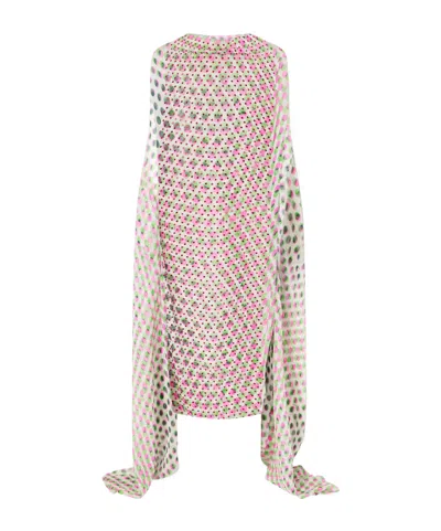 Dries Van Noten Polka Dot Dress In Pink