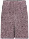 Dries Van Noten Polka-dot-jacquard Midi Skirt In Pink