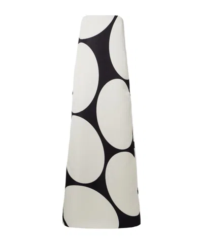 Dries Van Noten Polka Dot Pattern Dress In White