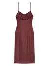 Dries Van Noten Polka-dot Pattern Midi Dress In Red