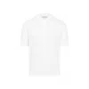 Dries Van Noten White Three-button Polo In White