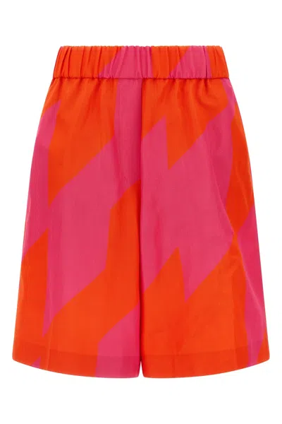 Dries Van Noten 'pomy Bis' Bermuda Shorts In Pink
