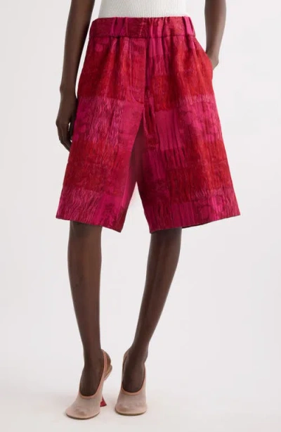 DRIES VAN NOTEN DRIES VAN NOTEN POMY JACQUARD SHORTS
