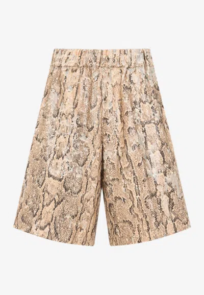 DRIES VAN NOTEN POMY PRINTED BERMUDA SHORTS