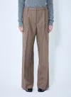 Dries Van Noten Low-waist Casual Pants In Brown