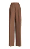 Dries Van Noten Check Casual Pants In Brown