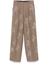 Dries Van Noten Pants In Brown