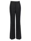 Dries Van Noten 'classic Pleated Straight Leg Trousers' In Blue