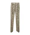 Dries Van Noten Straight Trousers With Belt Loops And Pockets In Neutral