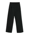 Dries Van Noten Women Portias Cotton Trousers In Black