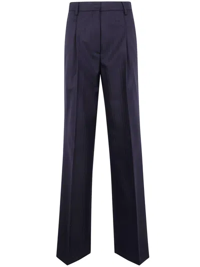 Dries Van Noten "portias" Pants Clothing In Blue