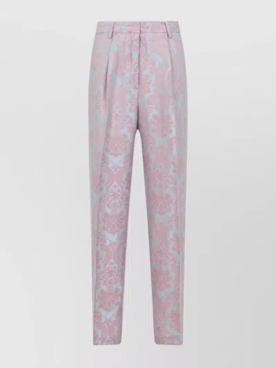 DRIES VAN NOTEN PORTIAS PANTS FLOWER EMBROIDERY