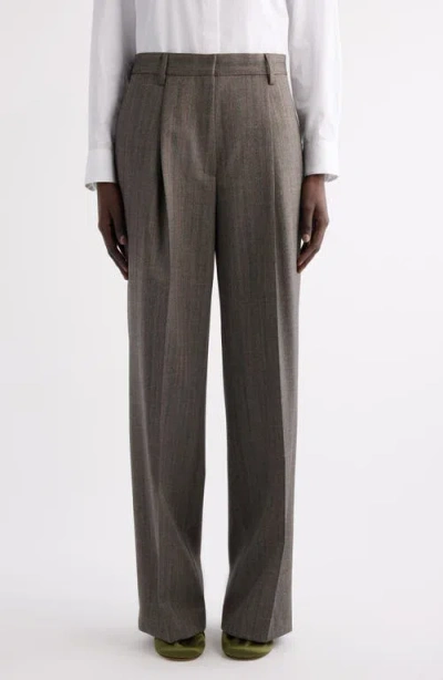 DRIES VAN NOTEN DRIES VAN NOTEN PORTIAS PLEATED WOOL PANTS