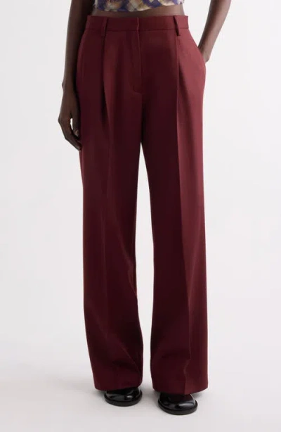 DRIES VAN NOTEN DRIES VAN NOTEN PORTIAS PLEATED WOOL PANTS