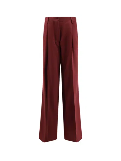 Dries Van Noten Portias Wool Trousers In Brown