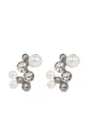 Dries Van Noten Post-back Earrings In Metallic