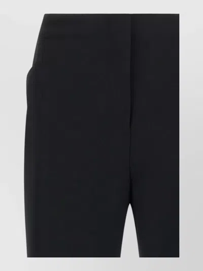 Dries Van Noten Posy Trousers Side Slits Seam Detailing In Black