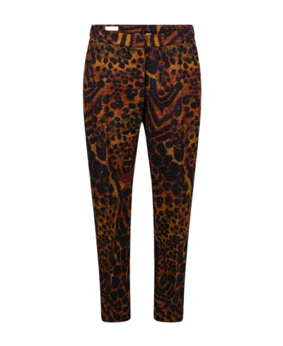 Dries Van Noten Poumas Printed Casual Pants In Brown