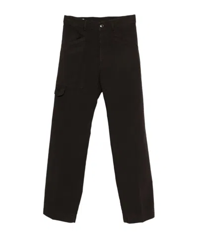 DRIES VAN NOTEN POZIER COTTON TROUSERS