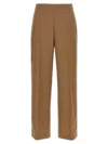 Dries Van Noten Tailored Trousers With Pockets And Pleats In Brown