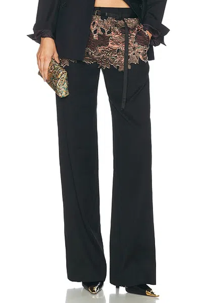 Dries Van Noten Presta Pant In Black