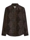 Dries Van Noten Printed Argyle-pattern Shirt In Multi