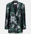 Dries Van Noten Printed Blazer In Multi
