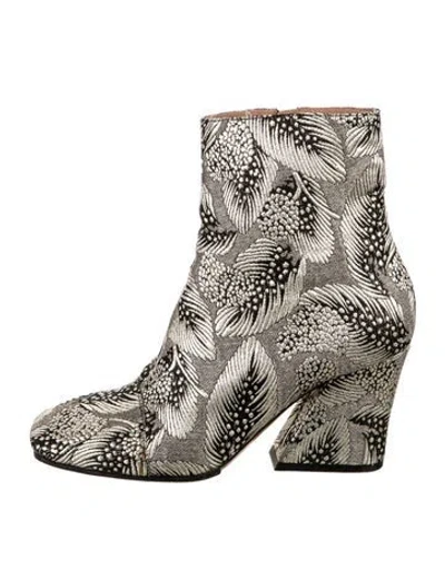 Pre-owned Dries Van Noten Printed Boots