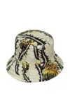 Dries Van Noten Printed Bucket Hat In Neutrals