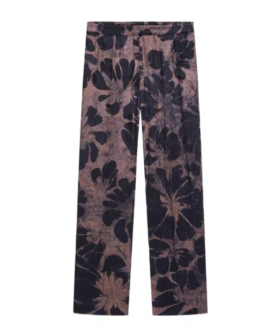 Dries Van Noten Printed Casual Pants In Multi