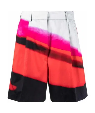 Dries Van Noten Printed Casual Shorts In Multicolor