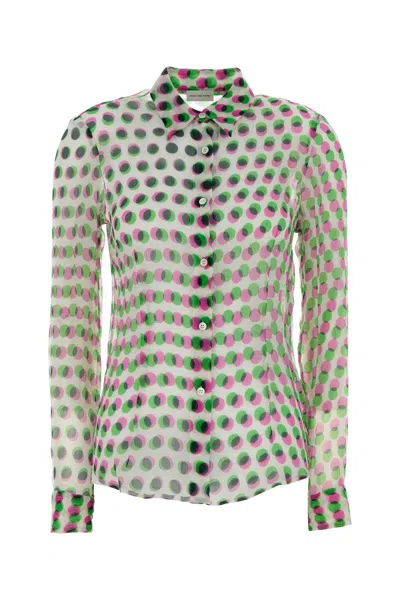 Dries Van Noten 02080-cloudy 3094 W W Shirt In Neutral