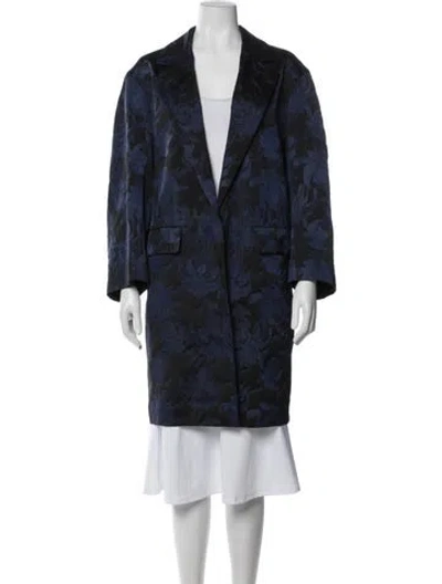 Pre-owned Dries Van Noten Printed Coat In Multi