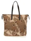 Dries Van Noten Men Printed Cotton Denim Tote Bag In Multicolour