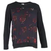 Dries Van Noten Printed Crewneck Sweater In Multicolor Cotton In Multi