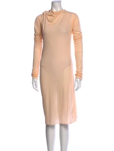 Pre-owned Dries Van Noten Printed Dress W/ Tags In Neutrals
