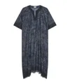 Dries Van Noten Men Cotton Kaftan In Blue