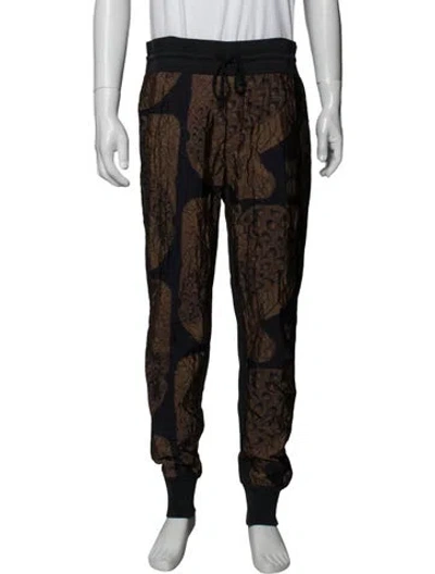 Pre-owned Dries Van Noten Printed Joggers In Multi