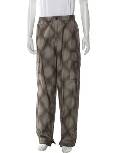 Pre-owned Dries Van Noten Printed Joggers In Neutral