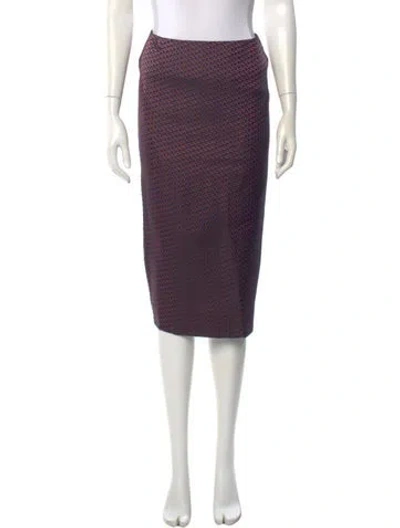 Pre-owned Dries Van Noten Printed Knee-length Skirt In Multi