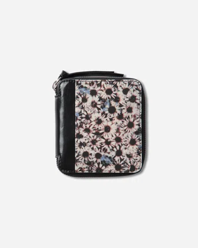 Dries Van Noten Printed Leather Zip Wallet In Multicolor