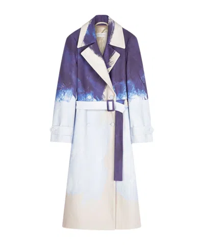 DRIES VAN NOTEN PRINTED LONG-SLEEVED COAT