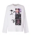Dries Van Noten Hegland Long-sleeved Printed T-shirt In White