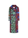 Dries Van Noten Printed Mac Coat In Multi