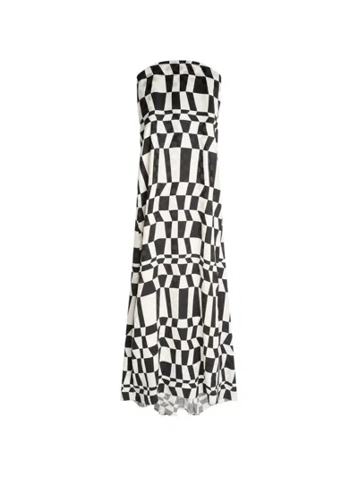 Dries Van Noten Printed Maxi Dress In Multi