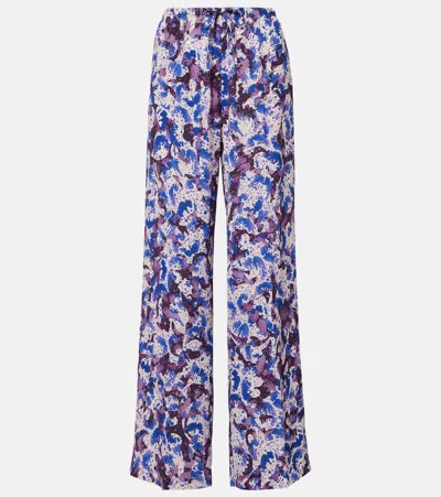 Dries Van Noten Elastic Waist Casual Pants In Multicolor