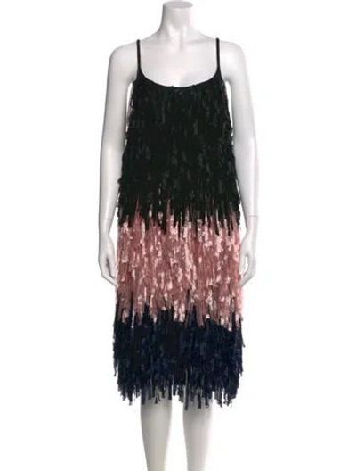 Pre-owned Dries Van Noten Printed Mini Dress In Multi